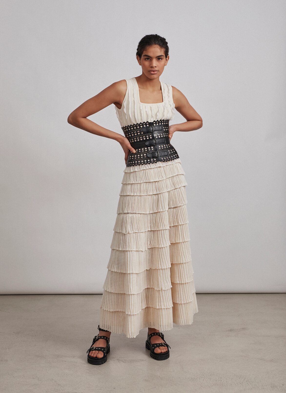 Dresses ALAÏA IVORY DRESSES